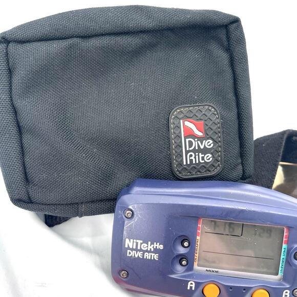 Dive Rite Nitek He Dive Computer With Case & Z Knife Accessory - Picture 3 of 5